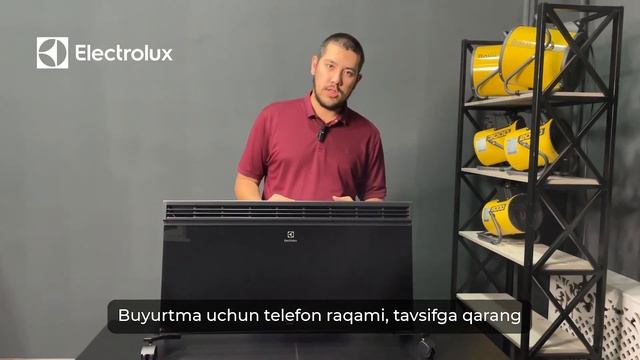 ? Electrolux brendli isitgich.Model: ✨ Brilliant ECH/B-2000 E смотреть онлайн