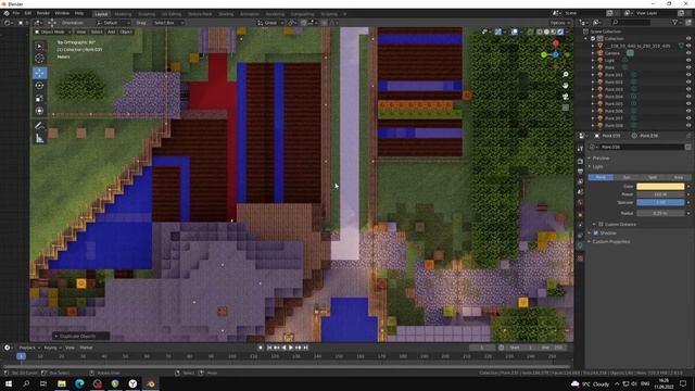 Minecraft 1.19 - импорт мира в mineways и рендер в Blender! (Финал!) смотреть онлайн