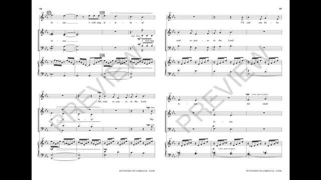 INVITATION TO A MIRACLE (A Cantata for Christmas) (SATB Choir) - Joseph M. Martin смотреть онлайн