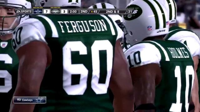 Madden 12 Online Franchise Week 1: Dallas Cowboys @ New York Jets смотреть онлайн