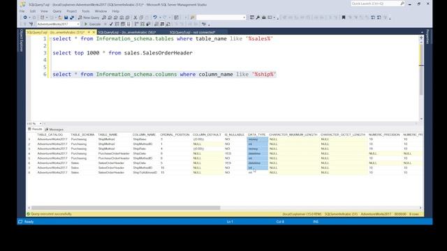 SQL Server Search for Column or Table | كيف تبحث عن عمود او جدول في سكويل سيرفر смотреть онлайн