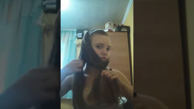 Как заплести косичку самой смотреть онлайн