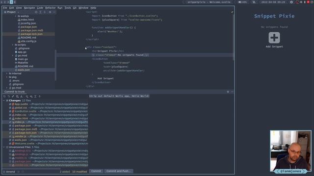 Snippet Pixie: Next - Refactor IconButton Svelte component, fix git ignores | Always Developing #15 смотреть онлайн