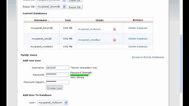 WebhostingCS: How to Add MySQL Database in Cpanel смотреть онлайн