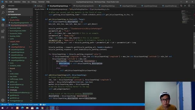Kivy Mobile App #30 | Show Bicycle Parking nearby on Mapview смотреть онлайн