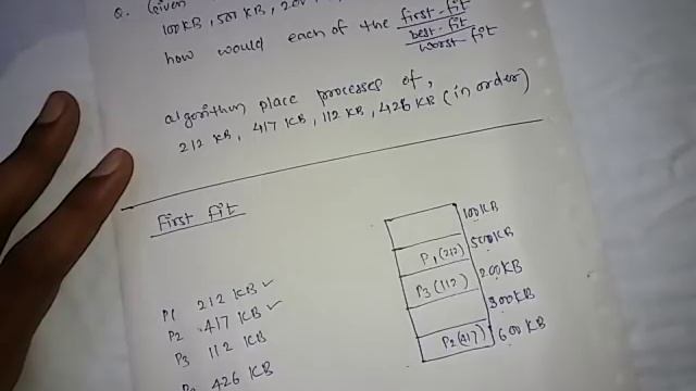 First Fit + Best Fit + Worst fit| Memory Allocation | Memory Management | OS #FixedSizePartitioning смотреть онлайн