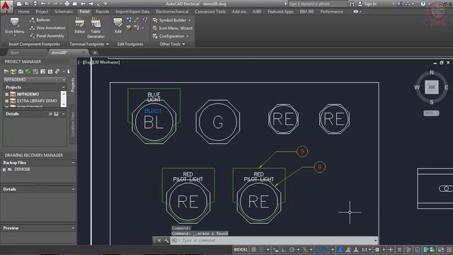 Autocad Electrical 2016 Bangla tutorial | Footprints layout design/drawing/drafting смотреть онлайн
