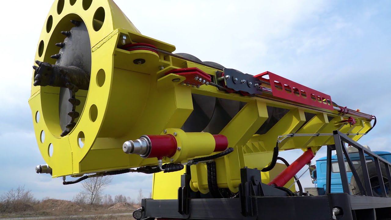 Бурильно-шнековая машина МРК-800 смотреть онлайн