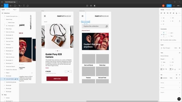 Collections screen - Mobile App UI Design in Figma - 6 of 8 смотреть онлайн