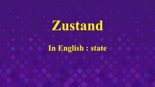 Learn how to pronounce Zustand in German or what is the German of state смотреть онлайн