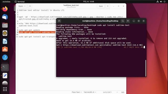 How to install sublime text 4 in Ubuntu and Linux Sublime Text Best text editor for Linux WCodin смотреть онлайн