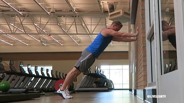 How To Do A WALL TRICEPS EXTENSION | Exercise Demonstration Video and Guide смотреть онлайн