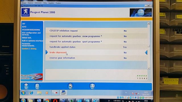 DERS 2: Lexia 3 PP2000,  Konu: BSI Module -1- Peugeot Citroen Yetkili Servis Ekipmanı
