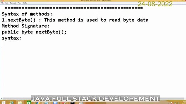 Chandrakant Shrivastava's- 24-08-2022 JAVA FULL STACK DEVELOPEMENT -CORE JAVA смотреть онлайн
