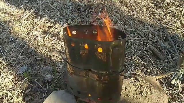 Тестируем новую разборную ПОХОДНУЮ печь для разогрева пищи. смотреть онлайн