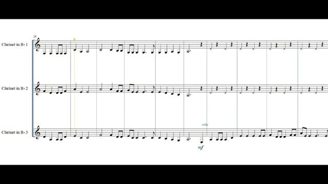 The Wellerman | for clarinet trio (easy) смотреть онлайн