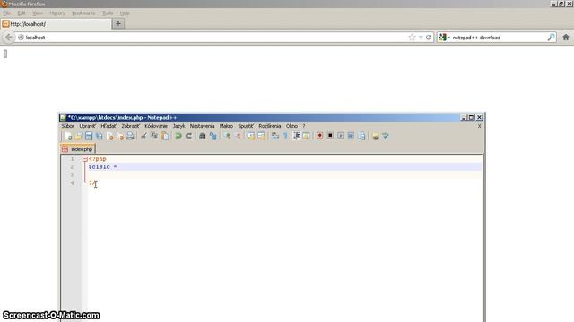 PHP Tutorial 2 lekcia-Premenné a vypisanie z echo смотреть онлайн