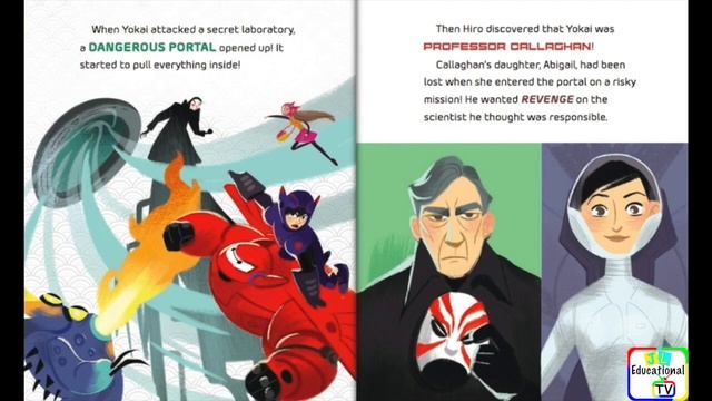 Big Hero 6 Read Along Storybook, Read Aloud Story Books, Big Hero 6 Storybook