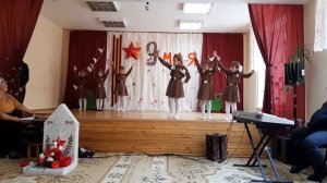 Танец на 9 май в детском саду.  Старшая группа