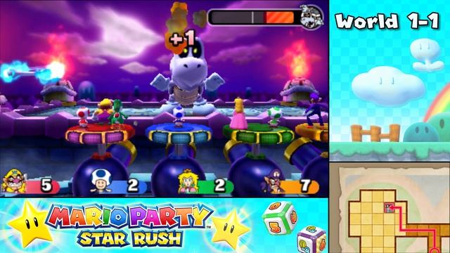 World 1-1 (Toad Scramble) - Mario Party: Star Rush смотреть онлайн