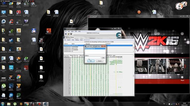 гайд по установки модов на игру WWE 2k16 через CE смотреть онлайн