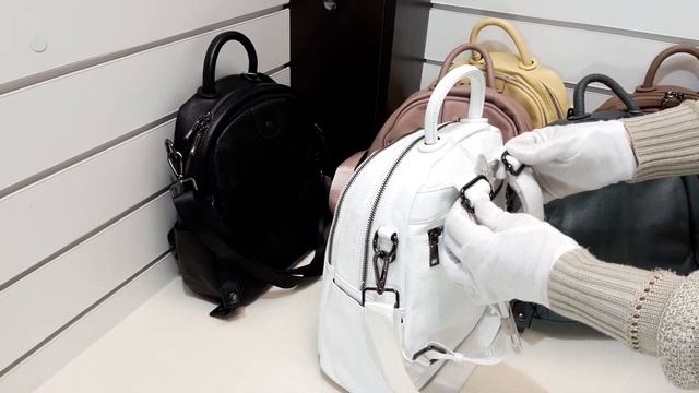 Рюкзак кожаный женский W 7628 смотреть онлайн