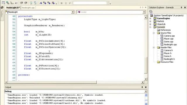 OpenGL Game Engine VMK 18A: Node Light Class смотреть онлайн