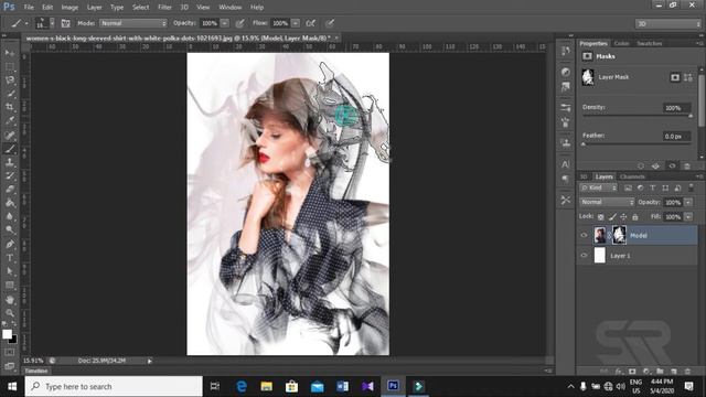 Smoke disperion effect In Photoshop CS6 | CC |05 смотреть онлайн