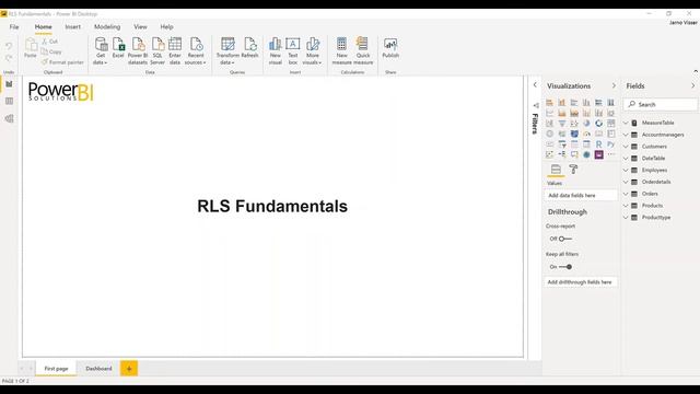 RLS Fundamentals - Power BI Solutions смотреть онлайн