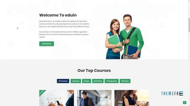Eduin - Online Course WordPress Theme Page Roland смотреть онлайн