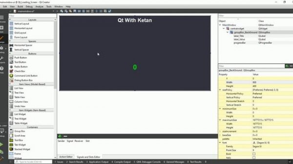 Design Qt Loading Screen Using Qt Stylesheet | QSS | Qt C++ | Qt Creator | Qt Tutorial