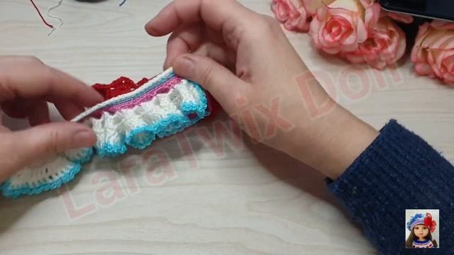 Комплект "Эсмеральда"* Топик крючком с оборкой* Мастеркласс* смотреть онлайн