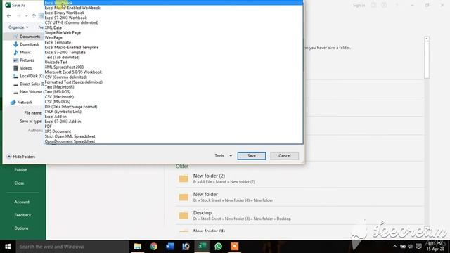 Excel Backstage View in 2016 смотреть онлайн