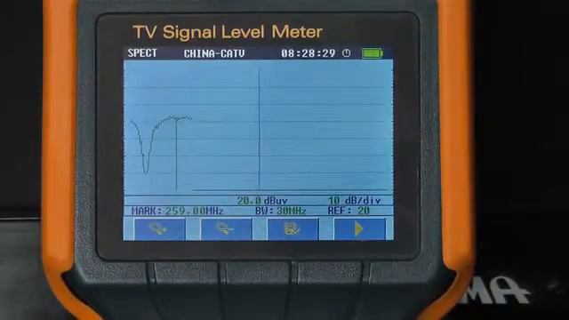 How to make a spectrum analysis with Radiasun digital signal level meter RA2009D смотреть онлайн