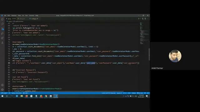 BackEnd Design using MongoDB & Python| CRUD Operation | IT-Dept | Atmiya Uni.| Gujarati | English смотреть онлайн