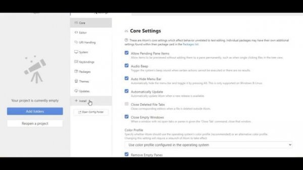 How to run Python code in ATOM editor