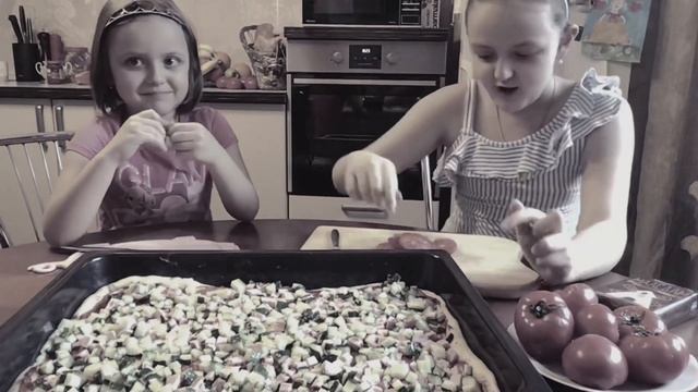 Вкуснейшая детская пицца своими руками! Готовим сами! смотреть онлайн