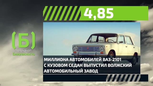 Сколько было выпущено автомобилей ВАЗ-2101? смотреть онлайн