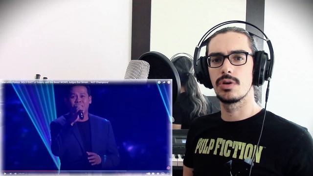 MARCELITO POMOY America's Got Talent // "Beauty And The Beast" REACTION & ANALYSIS by Vocal Coach смотреть онлайн
