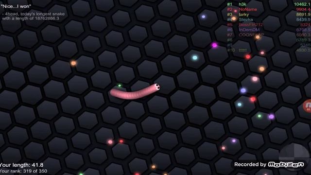 Новая игра от создателей Agar.io (slither.io ссылка в описании \/) смотреть онлайн