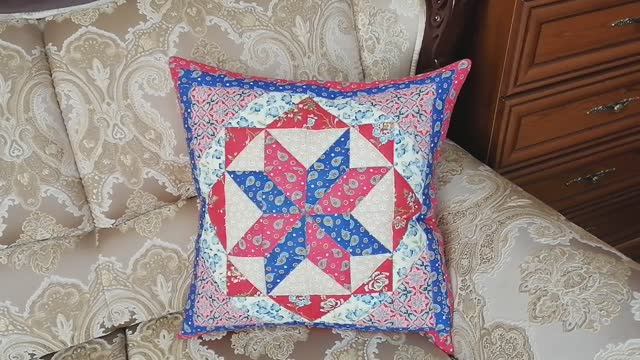 Как сшить лоскутную наволочку. смотреть онлайн