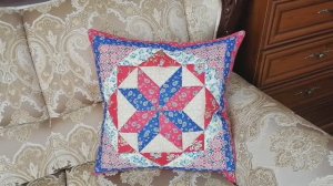 Как сшить лоскутную наволочку.