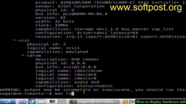 How to display hardware information in CentOS смотреть онлайн