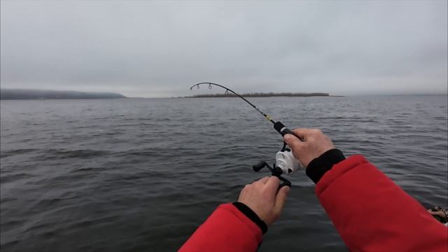 рыбалка с лодки в отвес на судака# смотреть онлайн