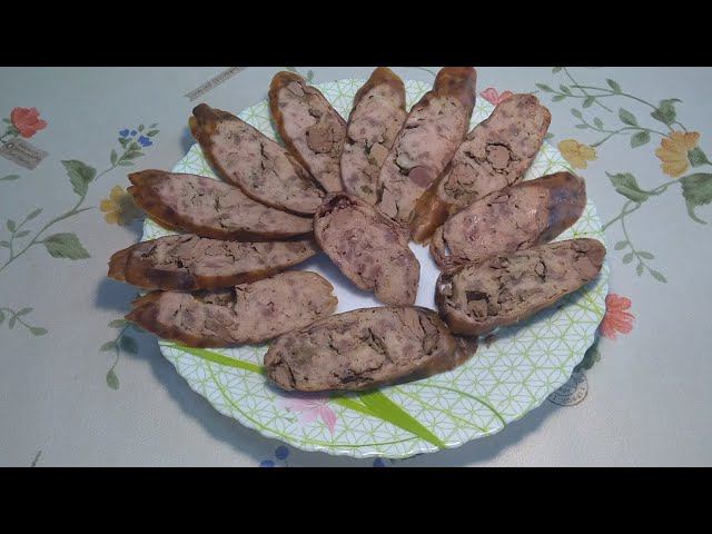 Колбаса куриная печёночно-сердечная. смотреть онлайн
