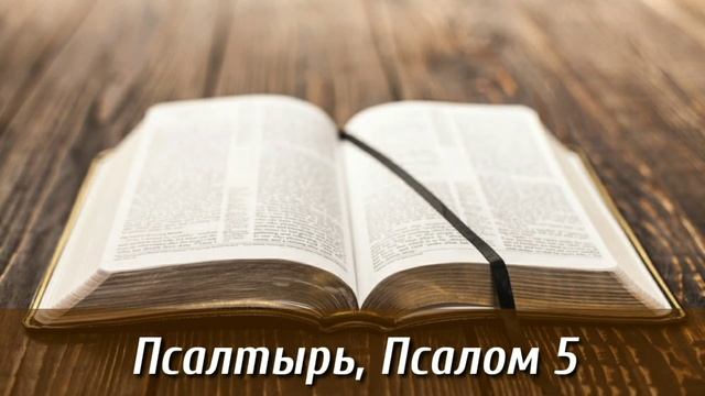Псалтырь, 5 псалом | Библия на каждый день| Слушать Библию | Псалом 5 глава | День 53 смотреть онлайн