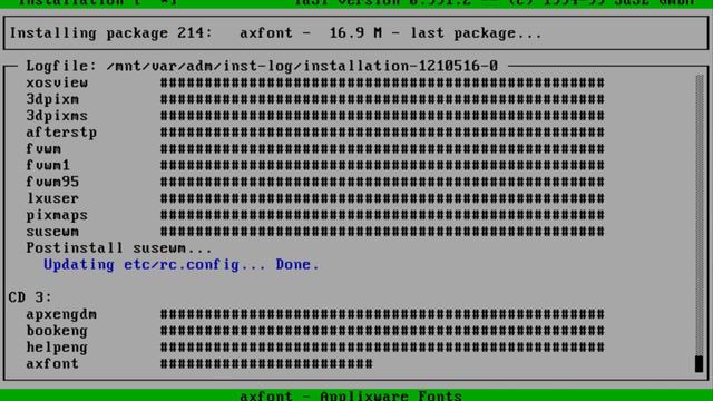 Suse Linux 6.0 installation смотреть онлайн