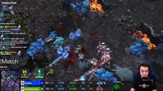 StarCraft 2 Bronze to Masters Match: Michigan vs Michigan State - Round 1 смотреть онлайн