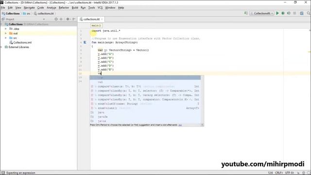 #317 Kotlin Tutorial | Vector class with Enumeration смотреть онлайн