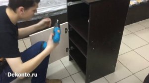 Сборка тумбы «Машенька» с ящиком